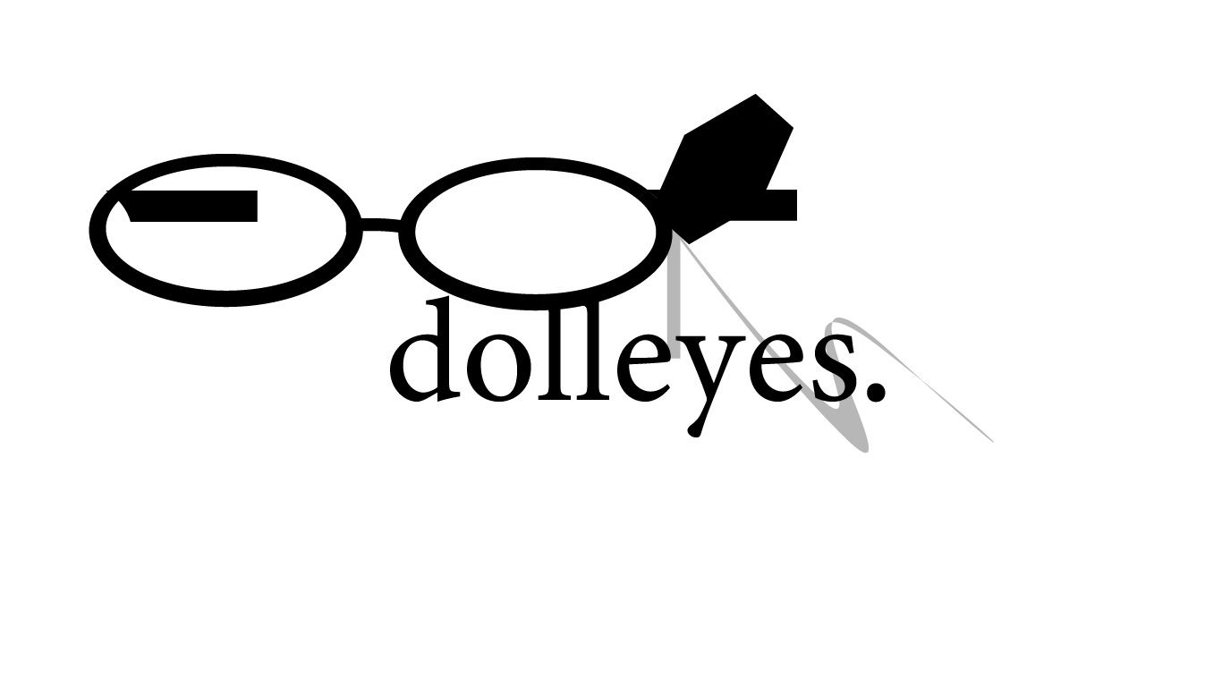Logo d'une marque de chaînettes à lunettes inventée, Dolleyes