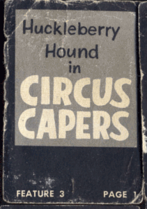 Gif Huckleberry Hound crée avec Photoshop à partir de vignettes